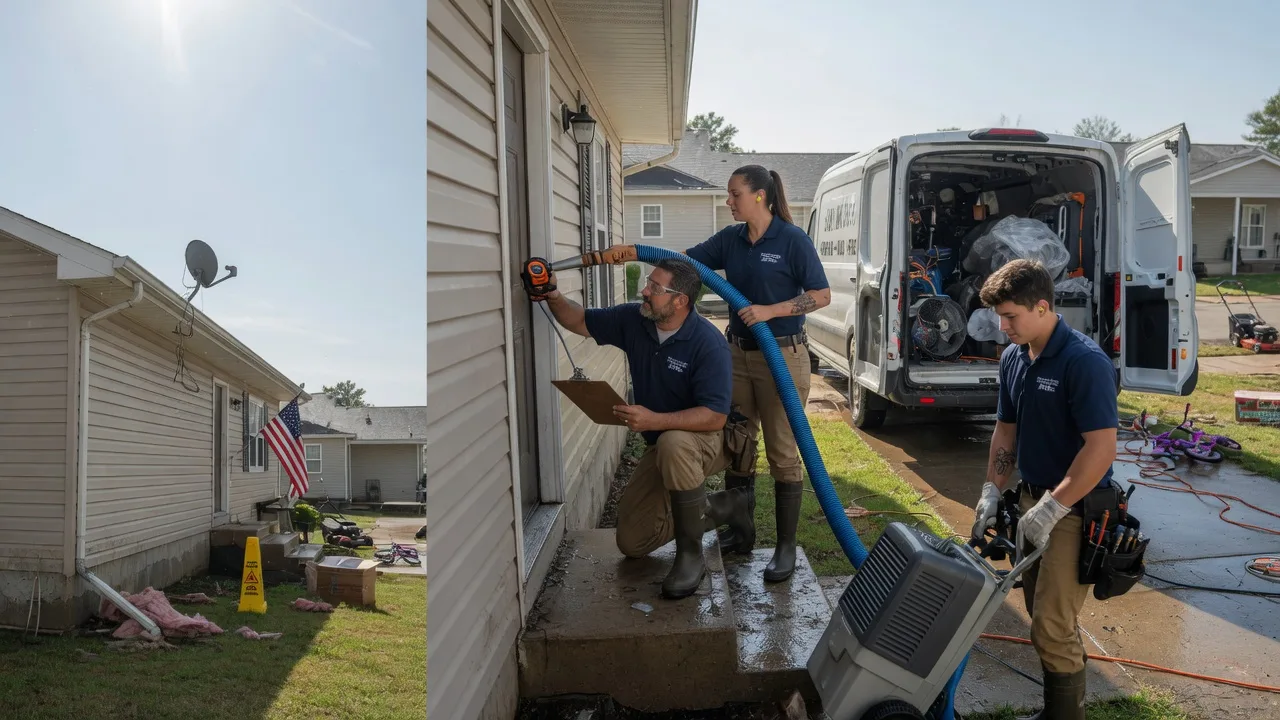 Ceiling Water Damage Restoration in Ogden, AR near me